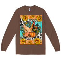Chestnut fall coop animals Long Sleeve Tee - Artiststas