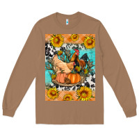 Toasted Coconut fall coop animals Long Sleeve Tee - Artiststas