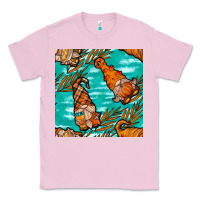 Bubblegum Pink fall gnomes seamless pattern Classic Tee - BundleAndBundleShop
