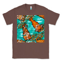 Chestnut fall gnomes seamless pattern Classic Tee - BundleAndBundleShop