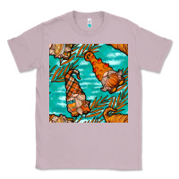 Lilac fall gnomes seamless pattern Classic Tee - BundleAndBundleShop