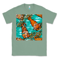 Sage fall gnomes seamless pattern Classic Tee - BundleAndBundleShop
