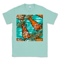 Seafoam fall gnomes seamless pattern Classic Tee - BundleAndBundleShop