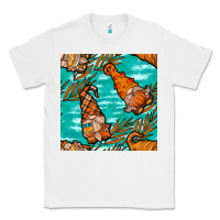 White fall gnomes seamless pattern Classic Tee - BundleAndBundleShop