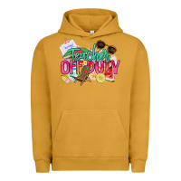 Pigment Peanut Butter teacher off duty Urban Hoodie - NancyCooperArtShop