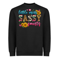 Black western little miss sassy pants Heavyweight Sweatshirt - Zillion Design Studio