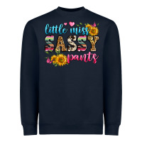 Navy western little miss sassy pants Heavyweight Sweatshirt - Zillion Design Studio
