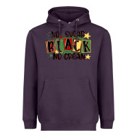 Plum no sugar black no cream Heavyweight Hoodie - MaliasSmallBusiness