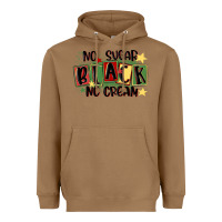 Toasted Coconut no sugar black no cream Heavyweight Hoodie - MaliasSmallBusiness