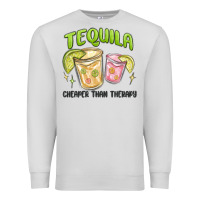 Dove Grey tequila cheaper than therapy Premium Sweatshirt - MaliasSmallBusiness