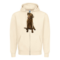 Sandshell chesapeake bay retriever Zipper Hoodie - LillyAllenDesigns