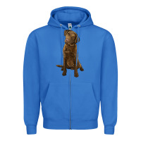 True Royal chesapeake bay retriever Zipper Hoodie - LillyAllenDesigns