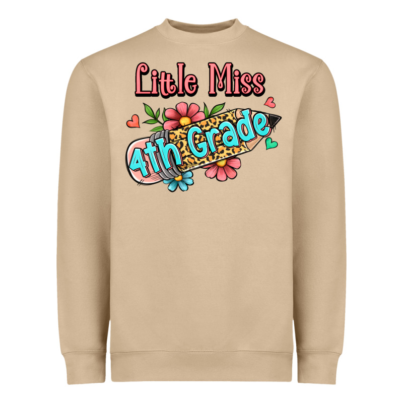 Little Miss Fourth Grade Heavyweight Sweatshirt by RanaPortraitStore | Teevron