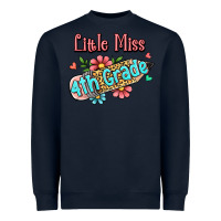 Navy little miss fourth grade Heavyweight Sweatshirt - RanaPortraitStore