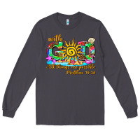 Smoke with god all things are possible summer Long Sleeve Tee - AdoDesignShop
