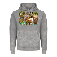 Cloud Rock safari cartoon characters coffee cups Vintage Hoodie - Zillion Design Studio