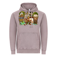 Vintage Zinc safari cartoon characters coffee cups Vintage Hoodie - Zillion Design Studio
