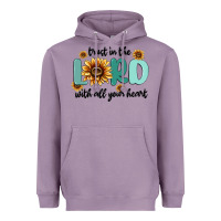 Lavender trust in the lord with all your heart Heavyweight Hoodie - MaliasSmallBusiness