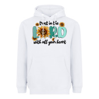 White trust in the lord with all your heart Heavyweight Hoodie - MaliasSmallBusiness