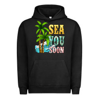 Pigment Black Sea you soon Urban Hoodie - NancyCooperArtShop