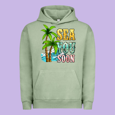 Sea You Soon Urban Hoodie Designed By Nancycooperartshop