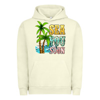 Pigment Pistachio Sea you soon Urban Hoodie - NancyCooperArtShop