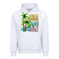 White Sea you soon Urban Hoodie - NancyCooperArtShop