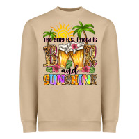 Mushroom the only b.s. i need is beer and sunshine Heavyweight Sweatshirt - Zillion Design Studio