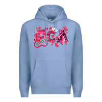 Colony Blue pca breast cancer patient care assistant Premium Hoodie - LillyAllenDesigns
