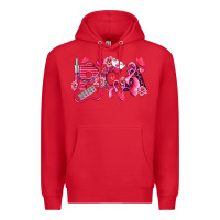 Red pca breast cancer patient care assistant Premium Hoodie - LillyAllenDesigns