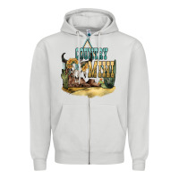 Dove Grey country mini Zipper Hoodie - NancyCooperArtShop