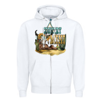 White country mini Zipper Hoodie - NancyCooperArtShop