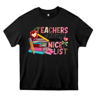 Black Teachers Always Make The Nice List Heavy Core Tee - CowhideDigitalArt