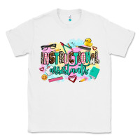White instructional assistant's Classic Tee - AdoDesignShop