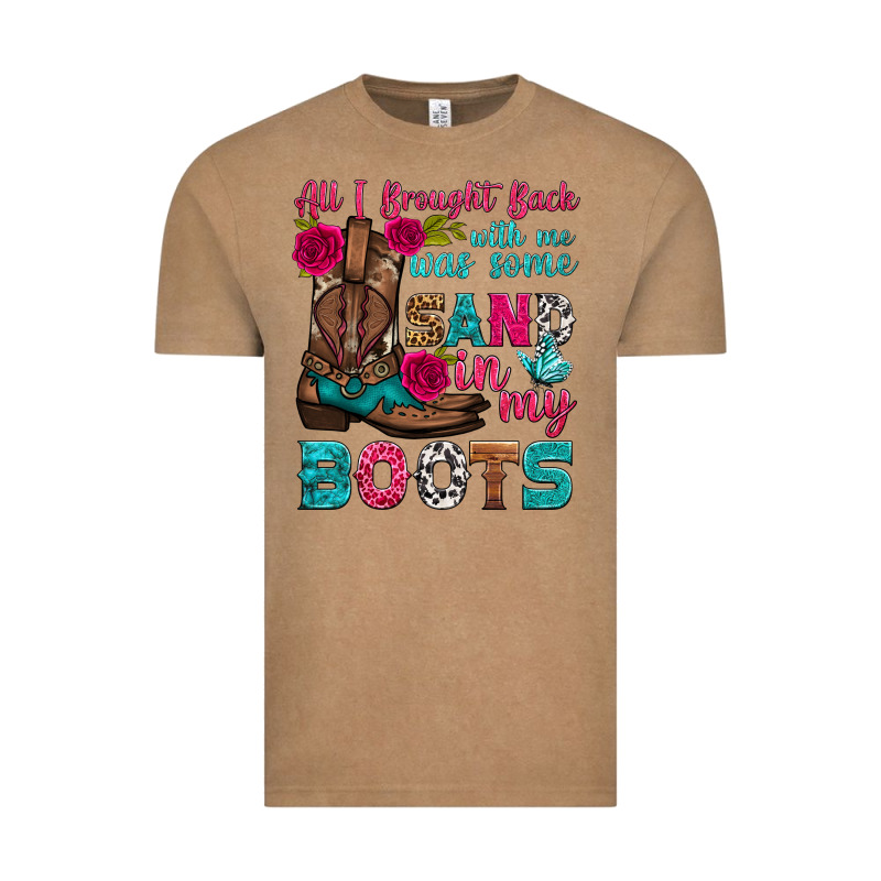 All I Brought Back With Me Was Some Sand In My Boots Vintage Tee by HRA Design Shop | Teevron