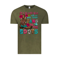 Vintage Olive all i brought back with me was some sand in my boots Vintage Tee - HRA Design Shop