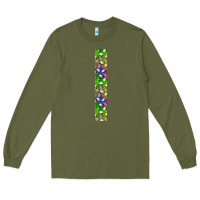 Army Green Halloween Key Fob Long Sleeve Tee - BundleAndBundleShop