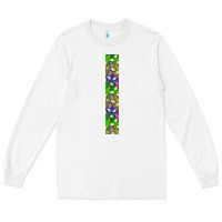 White Halloween Key Fob Long Sleeve Tee - BundleAndBundleShop
