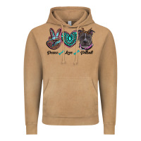 Vintage Camel peace love pitbull Vintage Hoodie - RanaPortraitStore