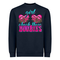 Navy Girl Check Those Boobies Heavyweight Sweatshirt - texasbilliewilder