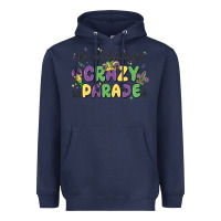 Navy we don't hide the crazy we parade it Heavyweight Hoodie - MaliasSmallBusiness