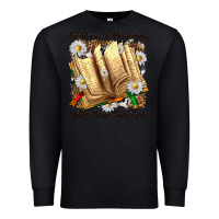 Black reading is dreaming with your eyes open Premium Sweatshirt - NancyCooperArtShop