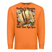 Carrot reading is dreaming with your eyes open Premium Sweatshirt - NancyCooperArtShop