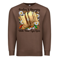 Chestnut reading is dreaming with your eyes open Premium Sweatshirt - NancyCooperArtShop