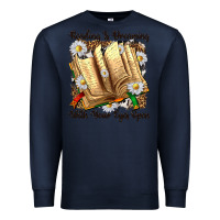 Navy reading is dreaming with your eyes open Premium Sweatshirt - NancyCooperArtShop