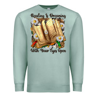 Seafoam reading is dreaming with your eyes open Premium Sweatshirt - NancyCooperArtShop