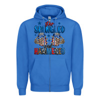 True Royal star spangled and hammered skeleton hand Zipper Hoodie - Jasminsmagicworld