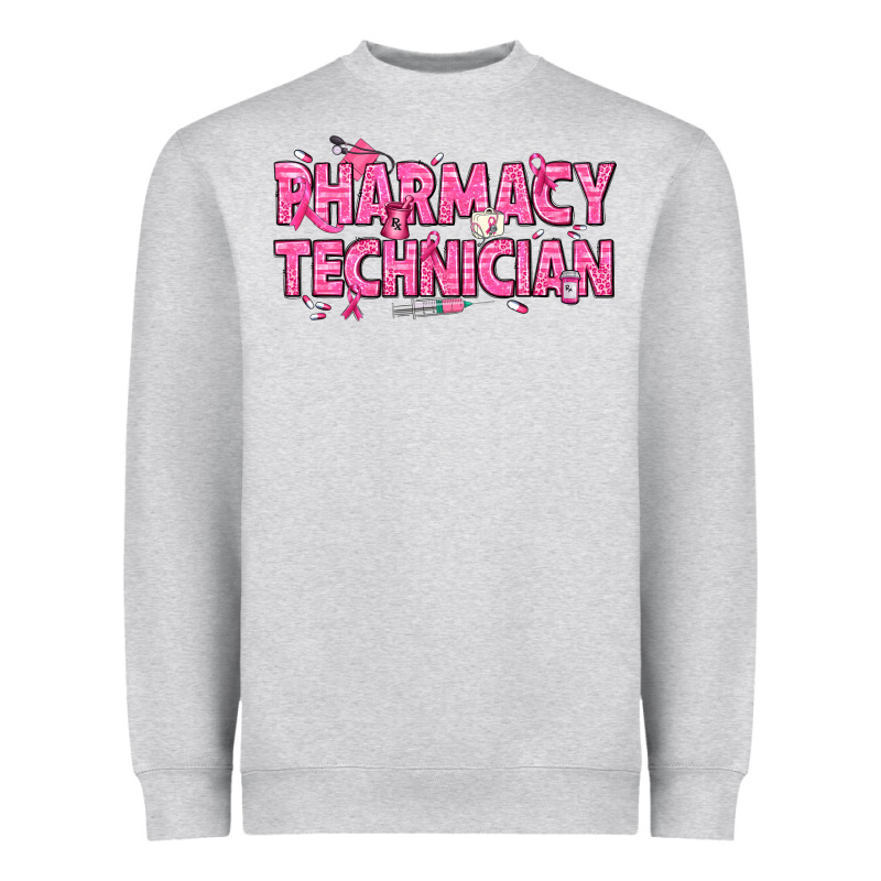 Breast Cancer Pharmacy Technician Heavyweight Sweatshirt by texasbilliewilder | Teevron