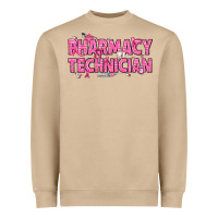 Mushroom Breast Cancer Pharmacy Technician Heavyweight Sweatshirt - texasbilliewilder
