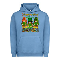 Pigment Pebble Blue shamrockin with my gnomies Urban Hoodie - NancyCooperArtShop